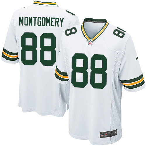 Youth Game Ty Montgomery Nike Jersey White Road - #88 NFL Green Bay Packers